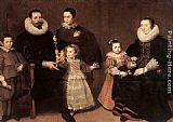 Cornelis De Vos Canvas Paintings - Family Portrait